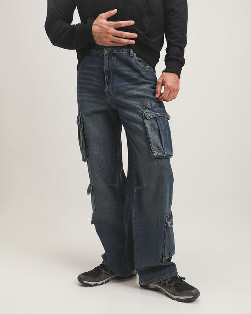 Jeans Fit Baggy Cargo