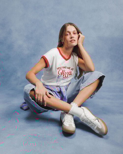 Playera Cropped Peanuts