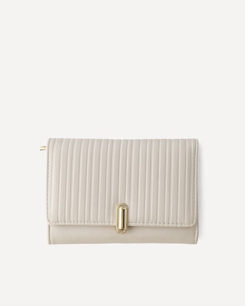 Cartera Beige