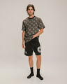 Short Pijama Capitán América,NEGRO