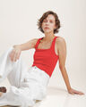 Top Animal Print,ROJO