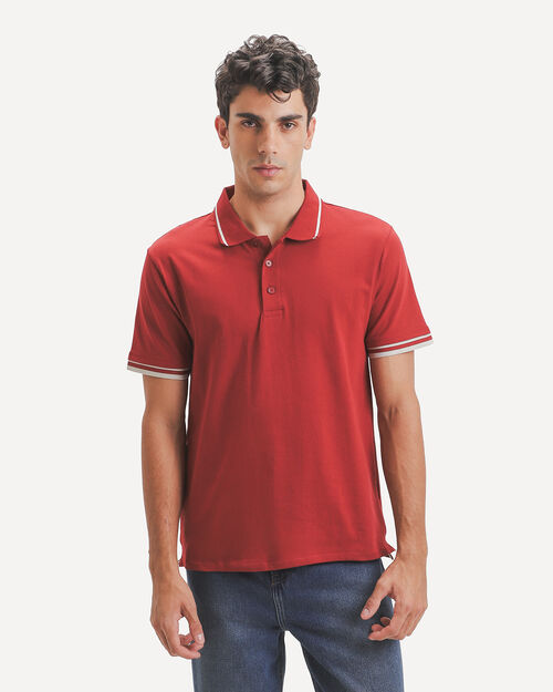 Polo Slim Roja