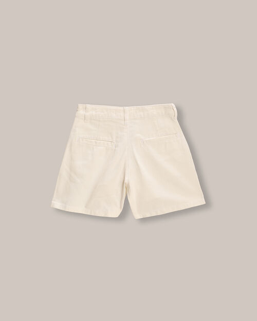 Short Con Pinzas De Mezclilla