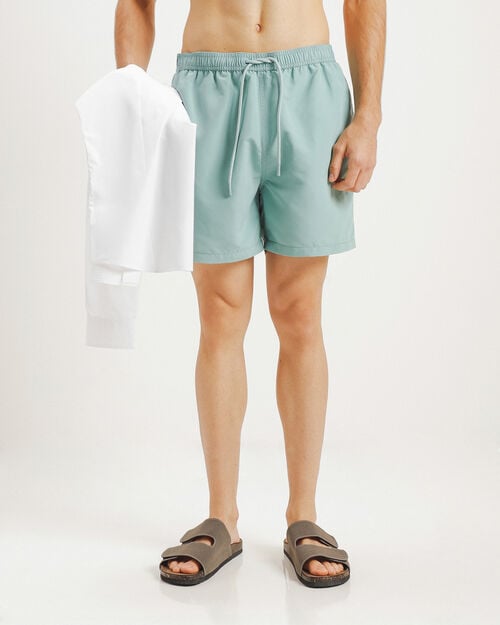 Short Traje De Ba&ntilde;o Azul