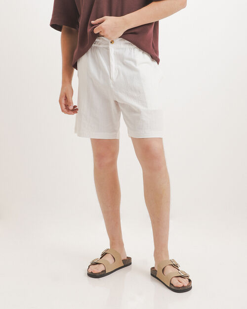 Short Beige Pull On