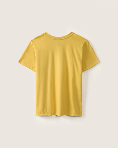 Playera Amarilla Estampada