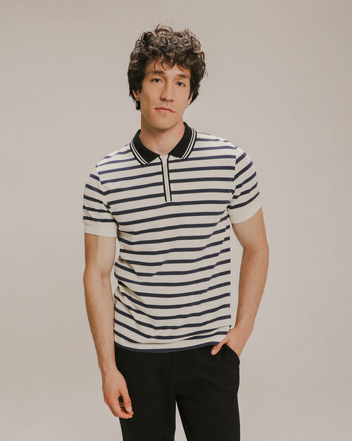 Polo Fit Slim Blanca