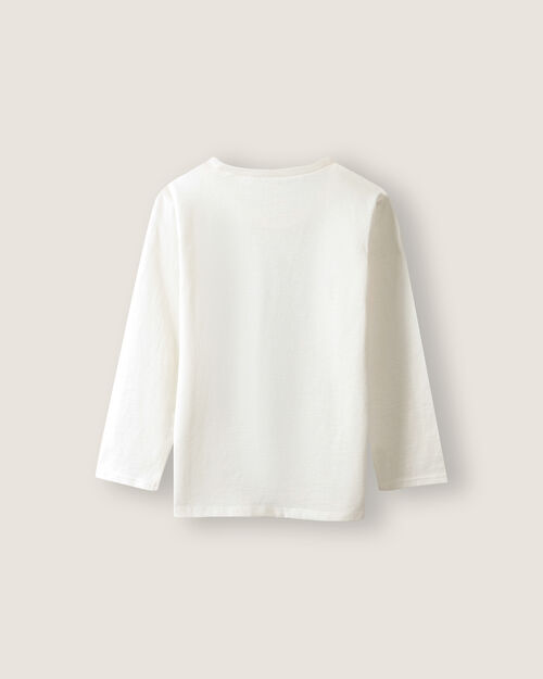 Playera Blanca Manga Larga