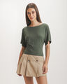 Playera Verde B&aacute;sica,OLIVO MEDIO