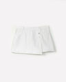 Short Falda Blanca,BLANCO