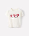 Playera Blanca Estampada,BLANCO