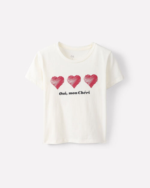 Playera Blanca Estampada