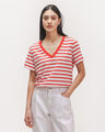 Playera Roja Manga Corta,ROJO