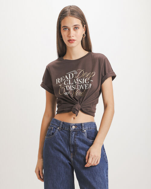 Playera Regular Caf&eacute;