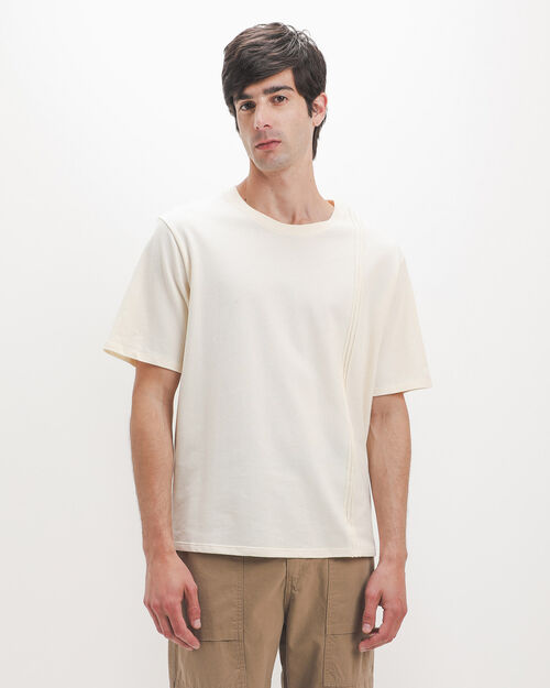 Playera Beige Con Textura