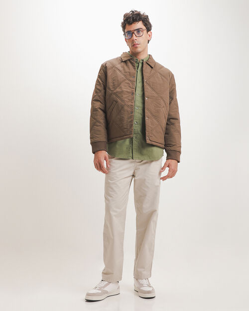 Pantal&oacute;n Beige Straight