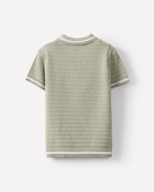 Camisa Verde De Punto