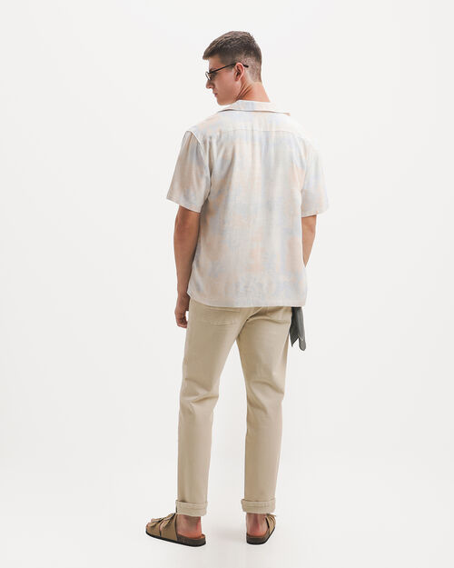 Jeans Fit Slim Beige