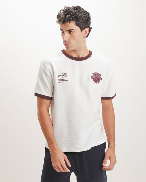 Playera Blanca Relaxed