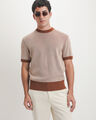 Playera Tejido Punto,CAFE