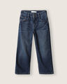Jeans Fit Wide Leg Marino,AZUL MARINO