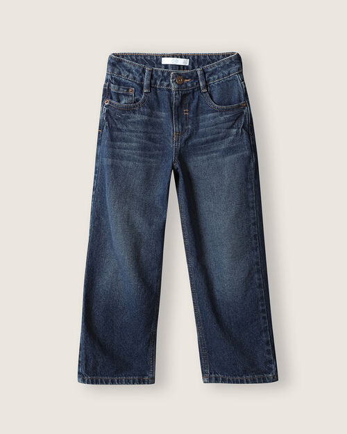 Jeans Fit Wide Leg Marino