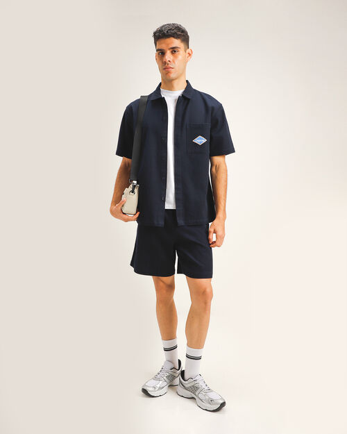 Bermuda Azul Fit Relaxed