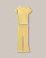 Conjunto De Playera Y Leggings,AMARILLO CLARO