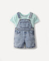 Conjunto Overol Y Playera,AZUL CIELO