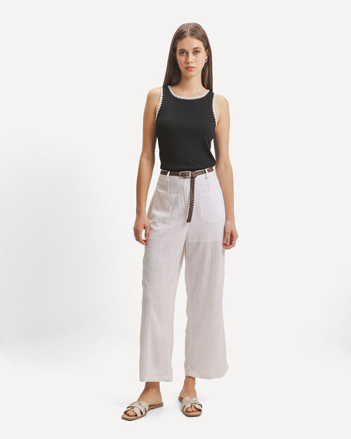 Pantal&oacute;n Culotte Cintur&oacute;n