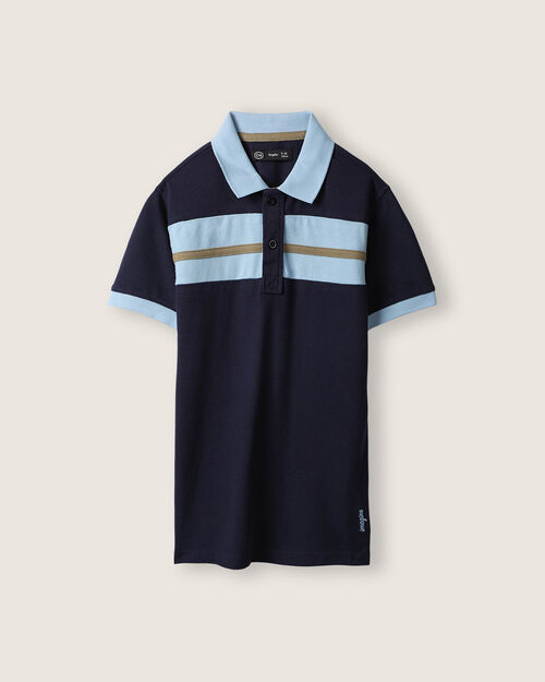 Polo Manga Corta Marino