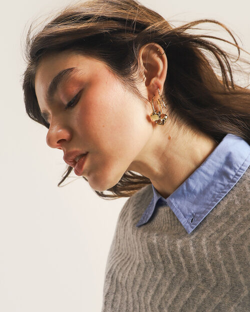 Set Aretes Plateados