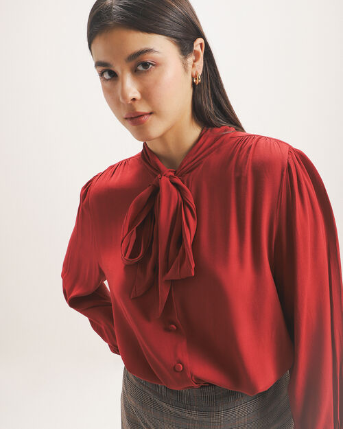 Camisa Manga Larga Roja