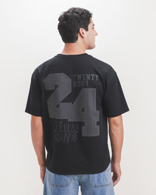 Playera Negra Dise&ntilde;o