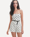 Top Caf&eacute; Strapless,BLANCO P1