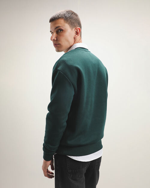 Sudadera Verde Estampada