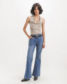 Jeans Flare Azul,AZUL ACERO