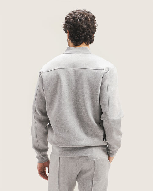 Chamarra Bomber Gris