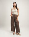 Pantal&oacute;n Caf&eacute; Wide Leg,CAFE