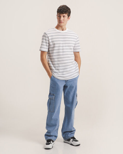 Jeans Fit Straight Cargo