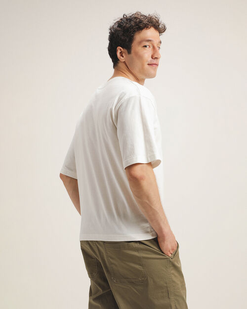 Playera Fit Boxy Blanca