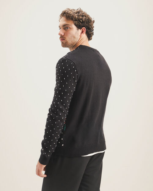 Suéter Navideño Negro