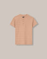 Playera Cuello Henley,ROSA CLARO