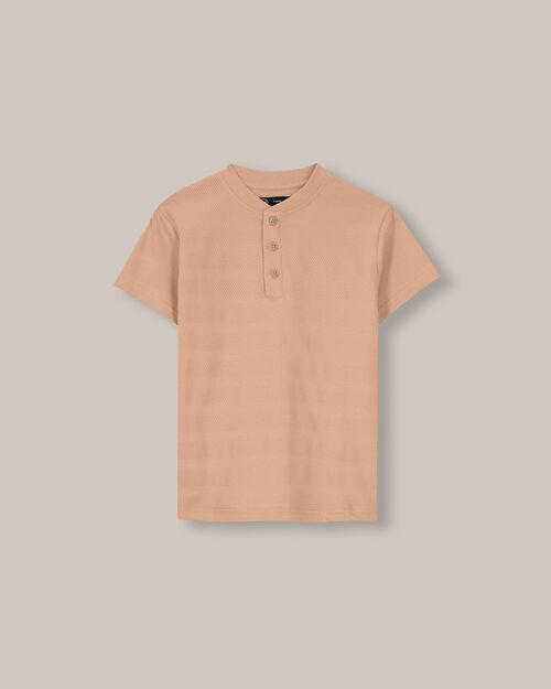 Playera Cuello Henley