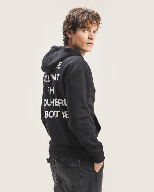 Sudadera Hoodie Negra