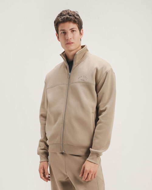 Sudadera Abierta Arena