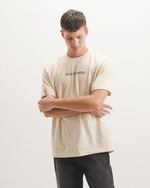 Playera Blanca Estampada