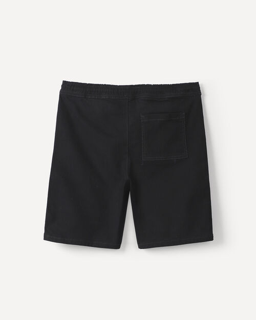 Short Negro Cintura El&aacute;stica