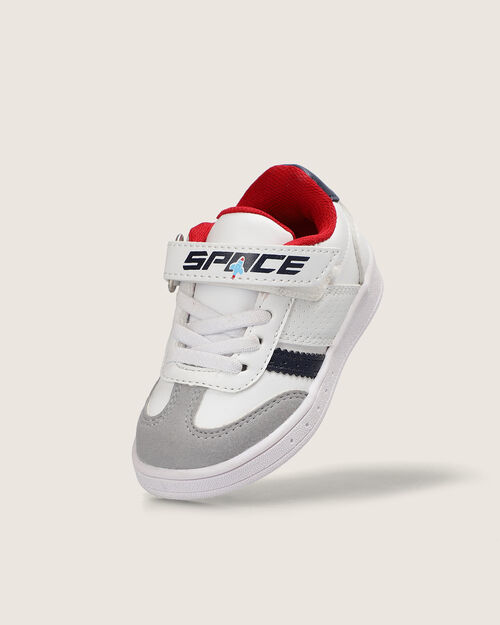 Tenis Blanco Contraste