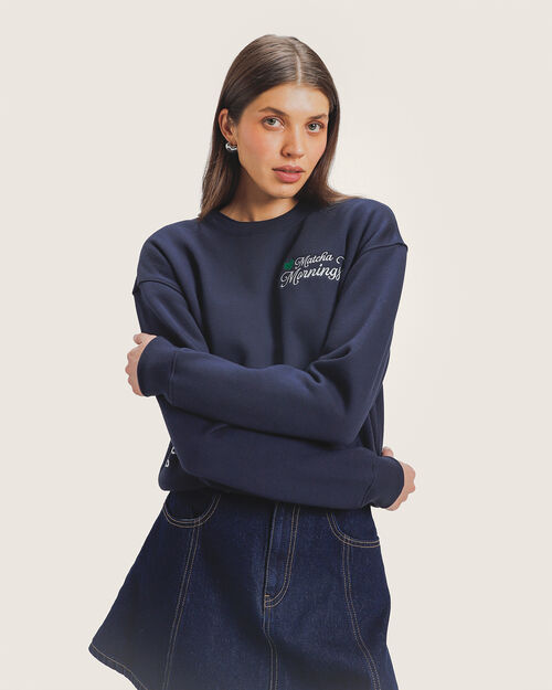Sudadera Cerrada Fit Boxy